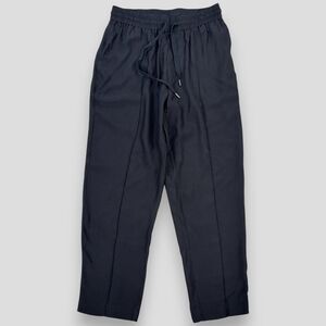 ATM Anthony Thomas Melillo Women's Pants 100% Silk Black Lightweight Size Sm